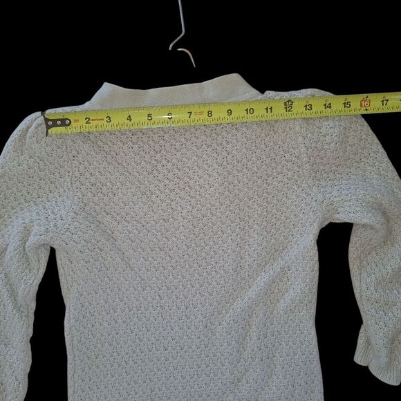 Tibi Sweater Dress Wool Cashmere Blend Pockets Sheath V-Neck Above Knee Beige M - Picture 16 of 16